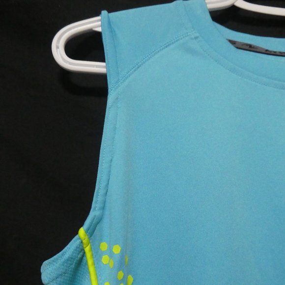 ATHLETIC WORKS | large, 14 | Light Blue Tank Top | 100% Polyester | Mesh Sides - Picture 3 of 15
